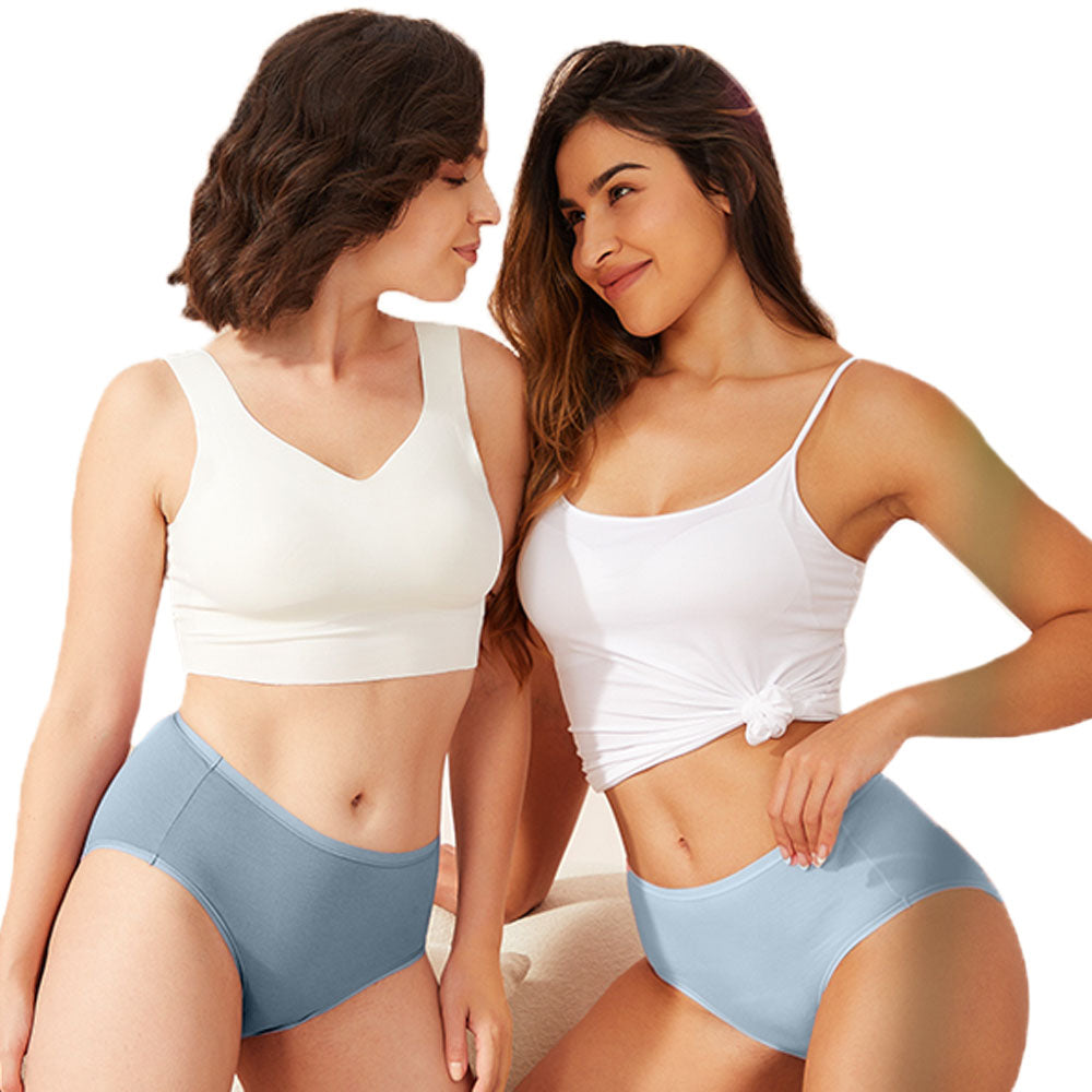 Soft Cotton Hipster Panty | Sky Blue