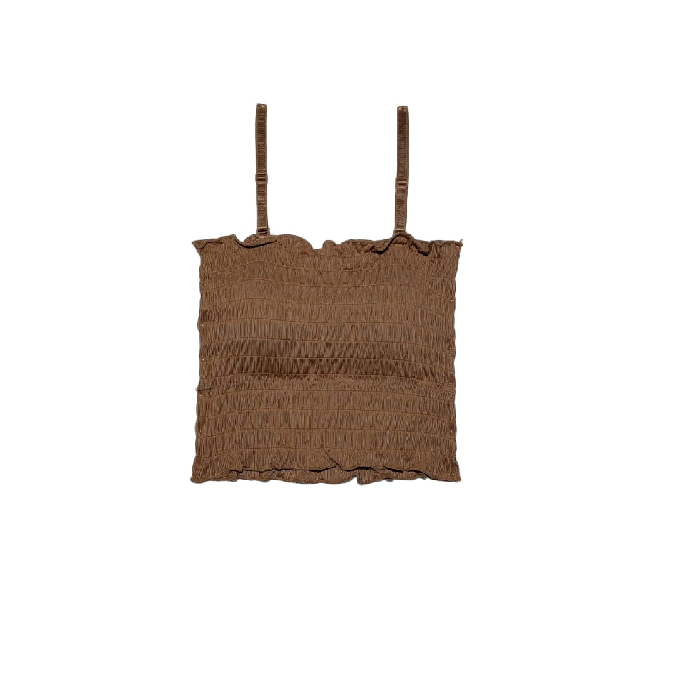 Soft Comfort Padded Camisole | Sepia Brown