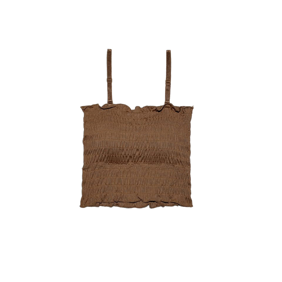 Soft Comfort Padded Camisole | Sepia Brown