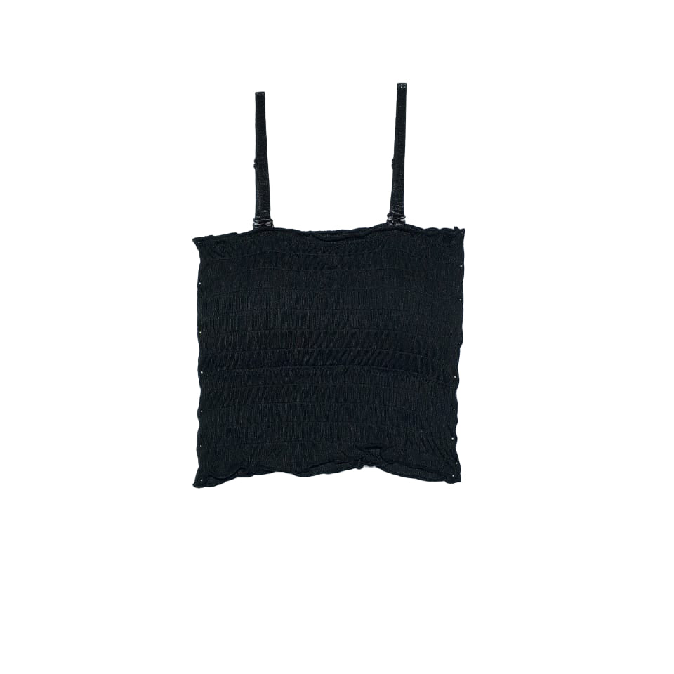 Soft Comfort Padded Camisole | Coal Black