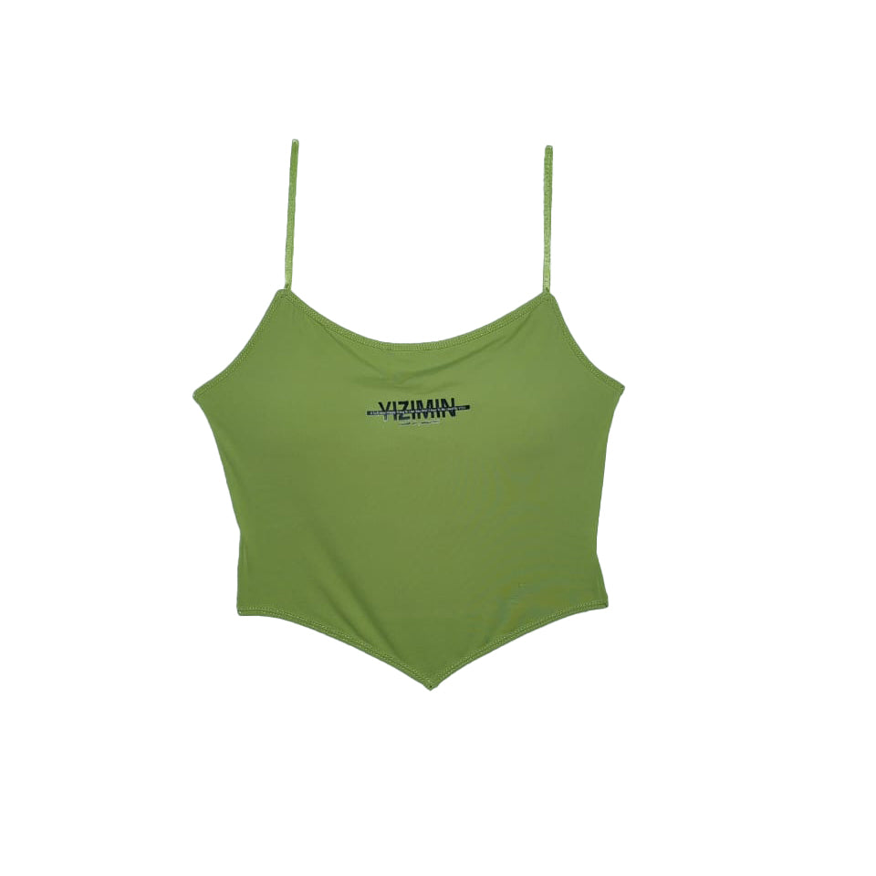 Padded Camisole for Girls | Lime Green