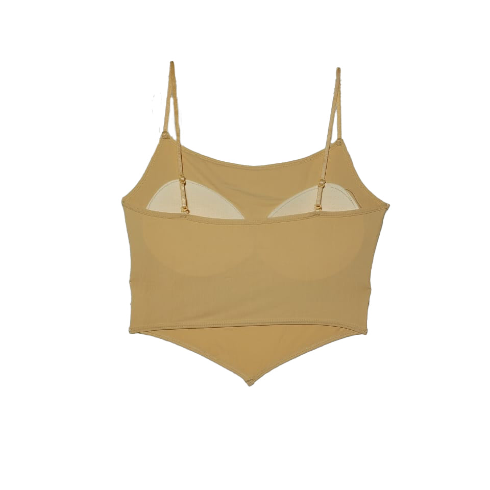 Padded Camisole for Girls | Amber Yellow