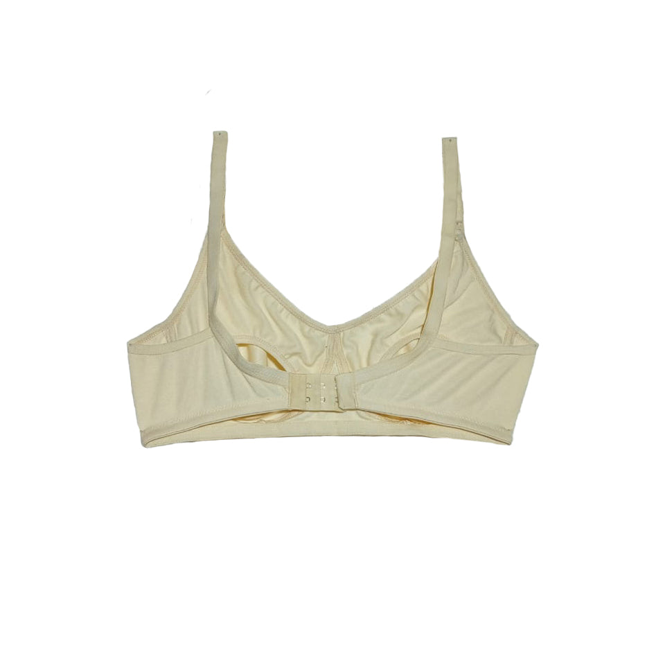 Cotton Nursing Bra  | Almond Skin