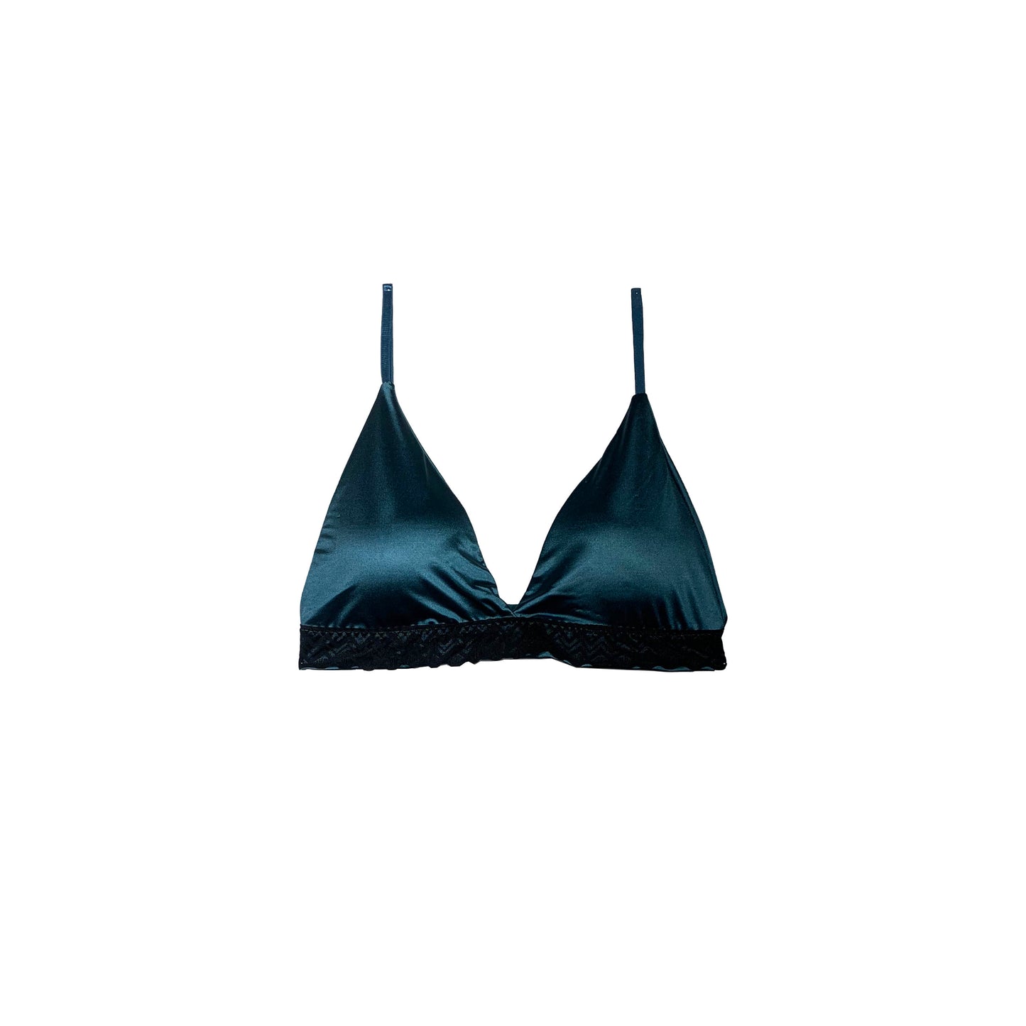 Silk Padded Bra | Wireless | Cobalt Blue