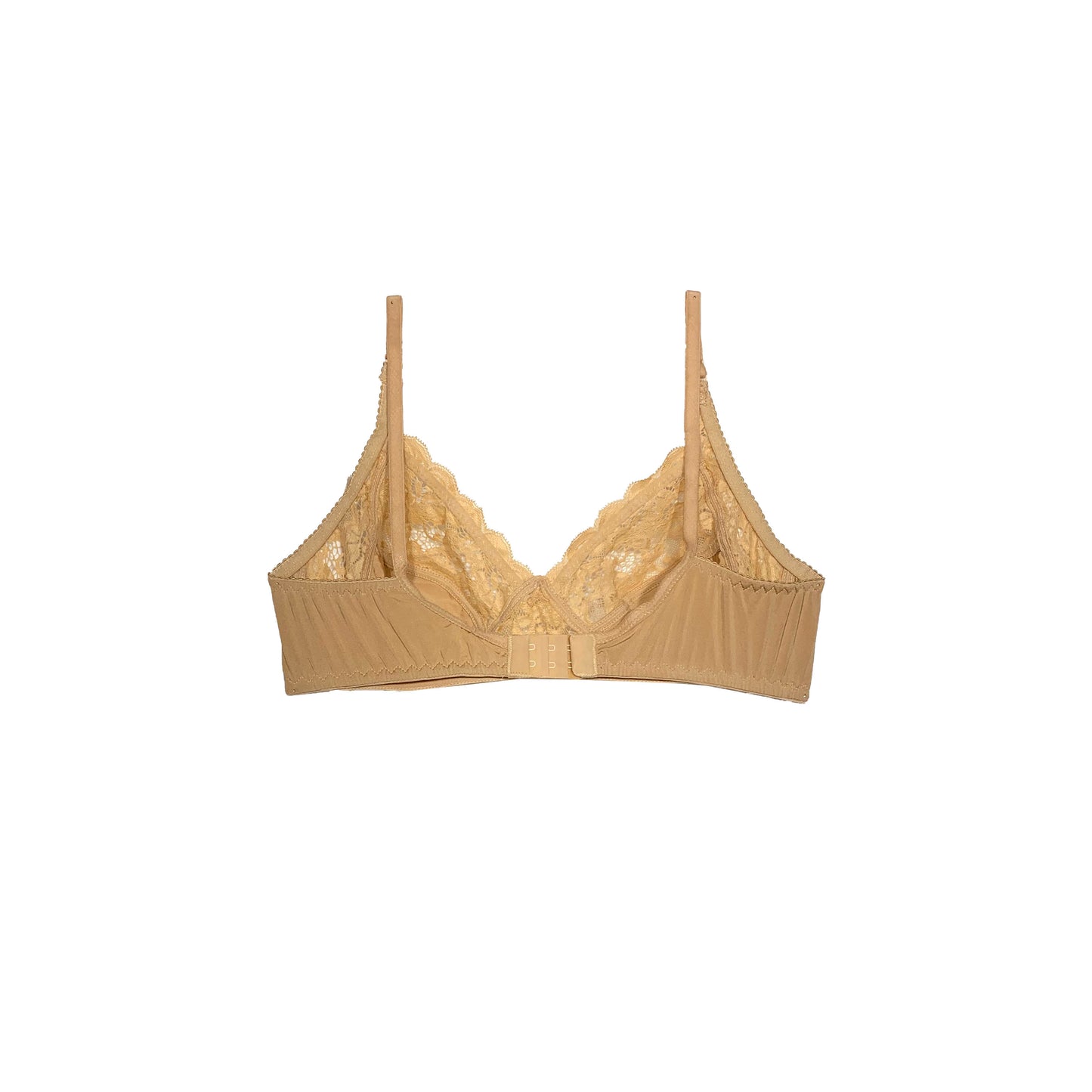 Non-Padded Net Bra | Wireless | Pear Skin