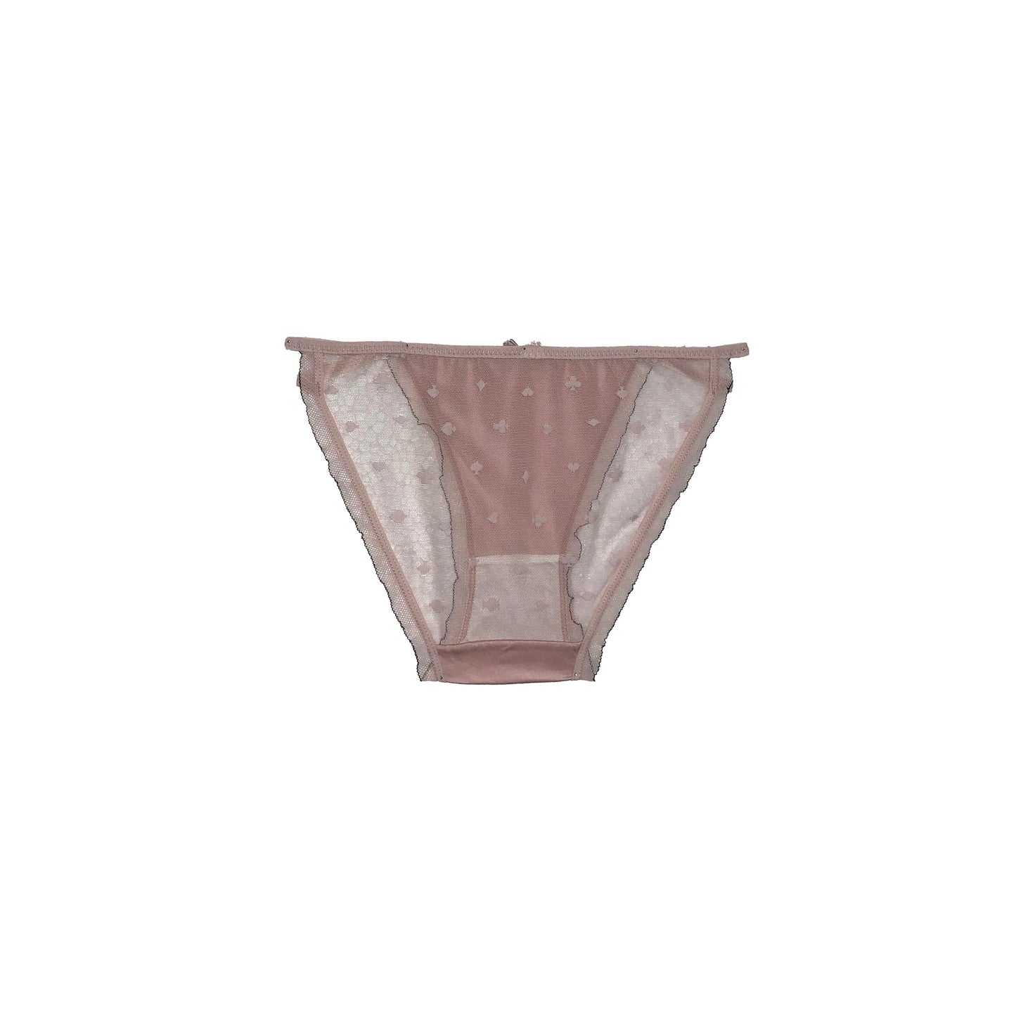 Silk Tanga Panty | Pink