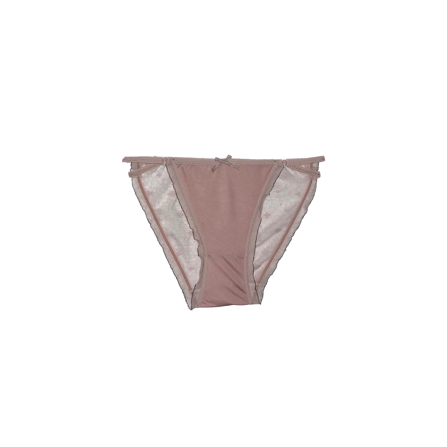 Silk Tanga Panty | Pink