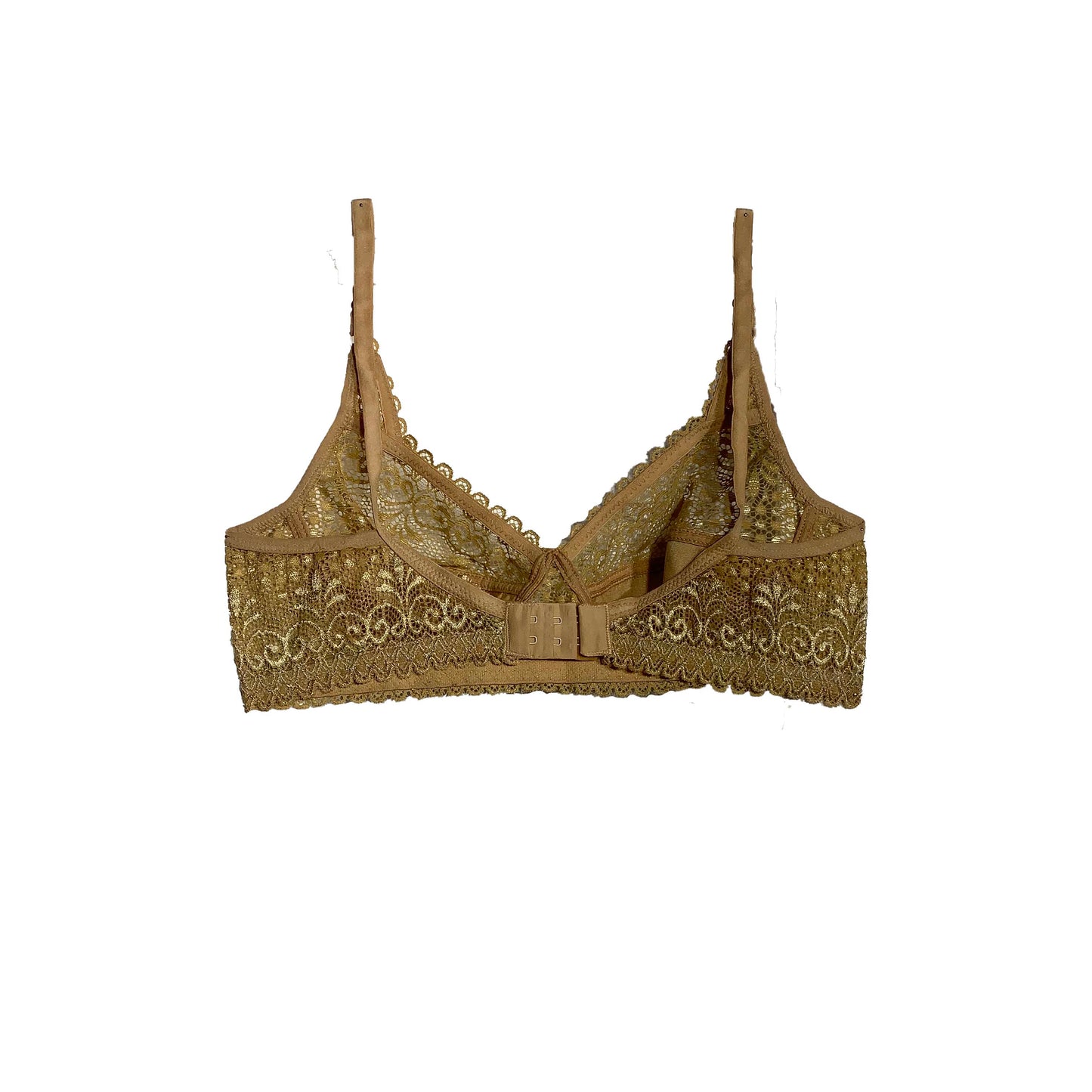 Non-Padded Net Bra | Wireless | Dark Skin