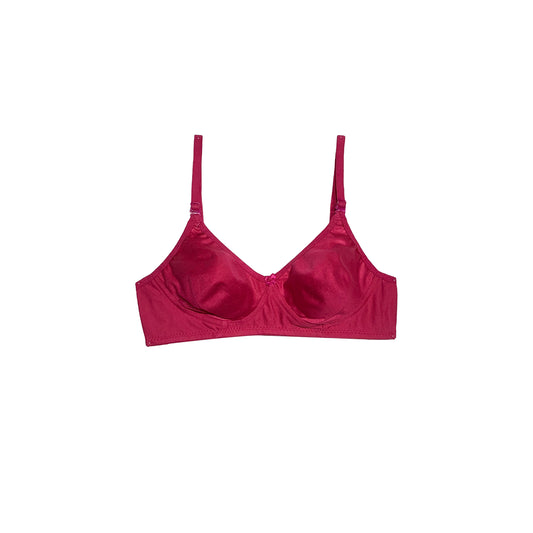 Non-Padded Soft Cotton T-shirt Bra | Wireless | Blushing Pink